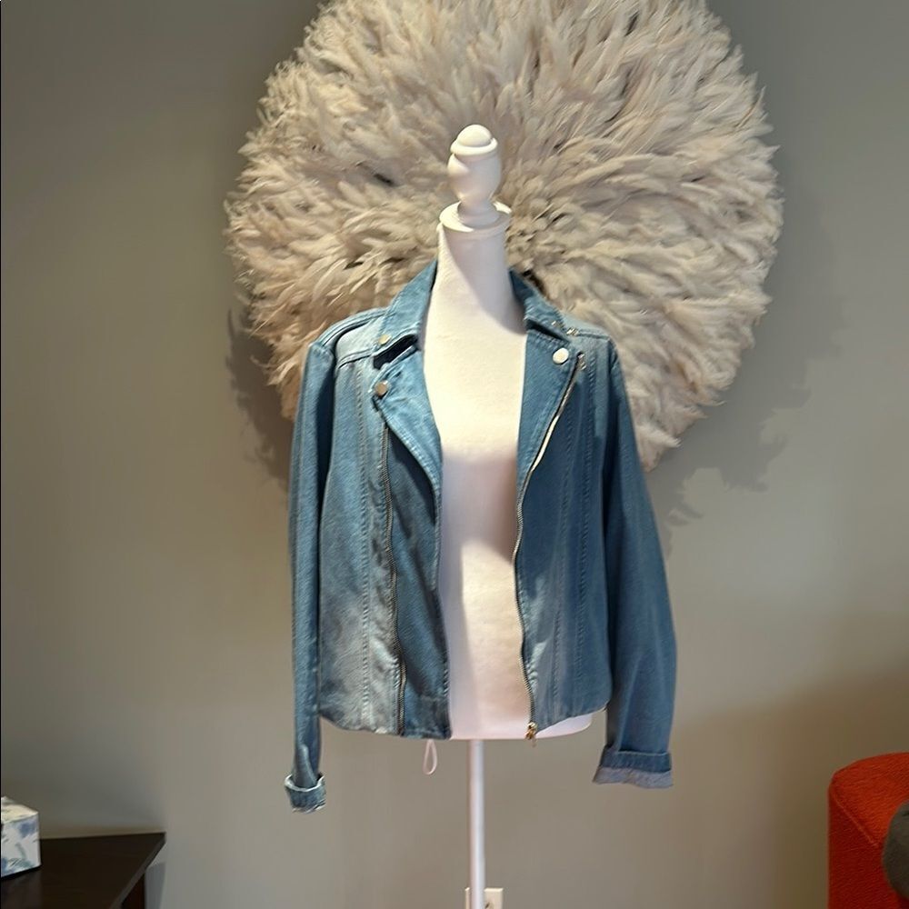 Dolan Left Coast Denim Moto Jacket